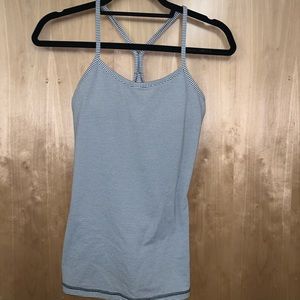 Lululemon Power Y Tank (stripes)